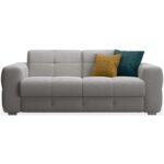 Canapé Convertible 3 Places Samia Conforama - Gris Anthracite