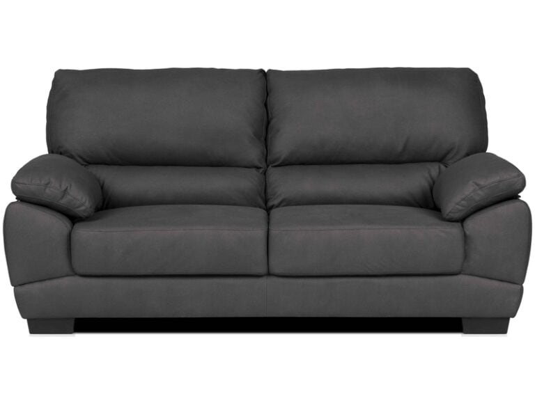 Canapé 3 Places Fixe Milan Conforama Tissu Polyester Design Simple et Cosy