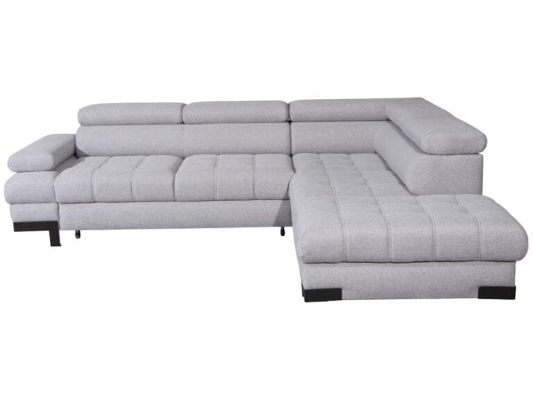 Canapé Salvea Conforama, d'angle réversible convertible 4 places, coloris au choix