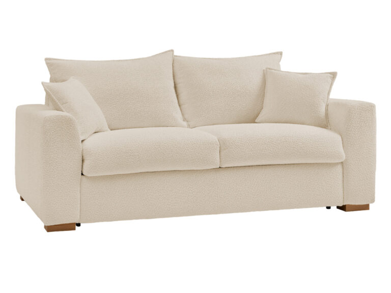 Canapé 3 Places Bobochic Haussmann - Sofa Droit Design Moderne et Chaleureux