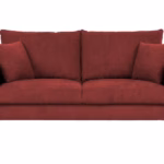 Canapé 3 Places Fixe CHLOE Rouge Conforama – Design Vintage Extravagant