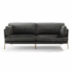 Canapé 3 Places Pandor Maison Du Monde Velours Vert