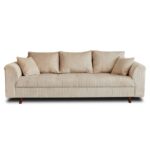 Canapé 3 Places Rune Maisons du Monde Velours Côtelé Disponible en Plusieurs Coloris