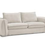 Canapé Archimede Bobochic convertible 3 places - Bleu clair - Confort & Style