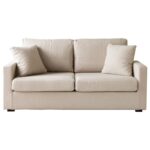 Canapé Bastien Maison Du Monde - Convertible 3 Places Beige