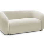 Canapé Celine Bobochic 2 Places Tissu Lisse Beige