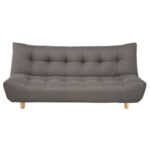 Canapé Cloud Maisons du Monde Convertible 3 Places Clic Clac Tissu Gris/Bleu