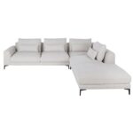 Canapé d'angle 6 places Maison du Monde - Modèle Portland en tissu