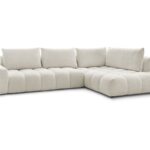 Canapé d'angle Bobochic Everest Blanc 4 Places