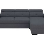 Canapé d'Angle Convertible 4 Places Coco Conforama - Gris Foncé