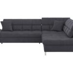 Canapé d'angle Convertible 4 Places Twin Conforama - Angle Gauche/Droit - Noir