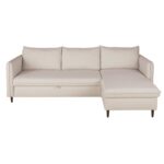 Canapé d'angle convertible Maison du Monde Divine beige 4/5 places