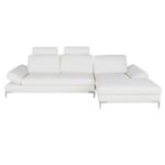 Canapé d'angle Geller Maison du Monde - Gris Clair Chiné - 4/5 Places