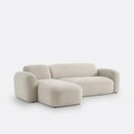 Canapé d'Angle Réversible Danilo La Redoute Beige Chenille : Confort et Modularité