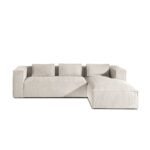 Canapé d'angle Stella Maison du Monde 4 places velours côtelé Lisa Design