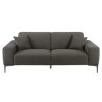 Canapé droit 2/3 places Tokyo - Maison du Monde - Sofa gris foncé