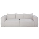 Canapé Droit 3 Places Falkor Maisons du Monde - Gris Chiné