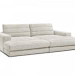 Canapé Droit Fixe Sierra Bobochic 4 Places Tissu Gris