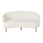 Canapé droit velours 2/3 places Spy Maisons du Monde