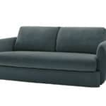 Canapé Jaures Bobochic 3 Places Convertible Tissu Vert Moderne