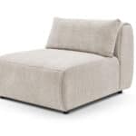 Canapé Jeanne Bobochic : Chauffeuse 1 Place Modulable Beige