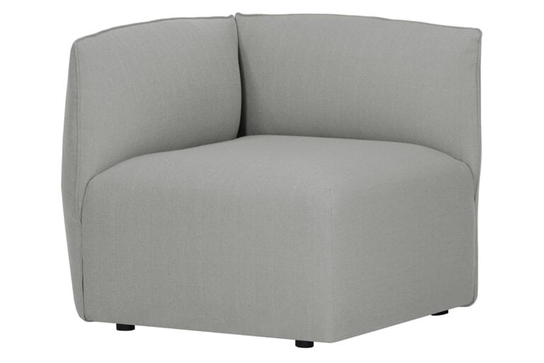 Canapé Modulo Miliboo : Canapé modulable design bleu / gris - Miliboo