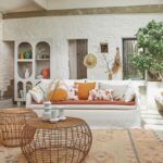 Canapé Sorgue La Redoute - Droit Fixe Lin Épais - 4 Places