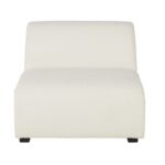 Chauffeuse Virgile Maison du Monde Modulable Ecru Accoudoir Gauche 2 Places