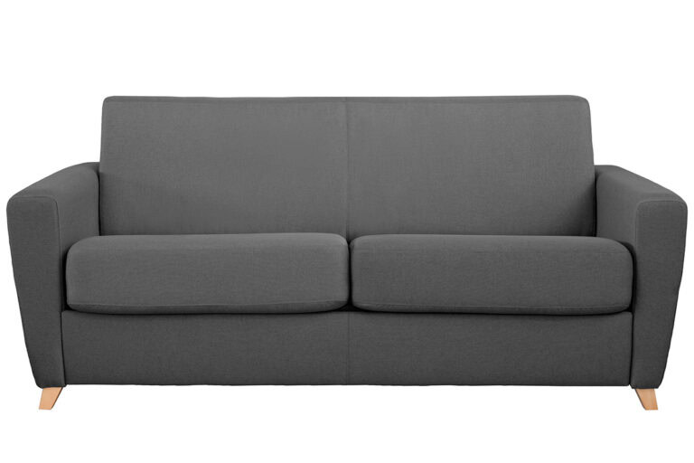 Canapé Convertible Tissu 3 Places Graham - Miliboo - Modèle Scandinave