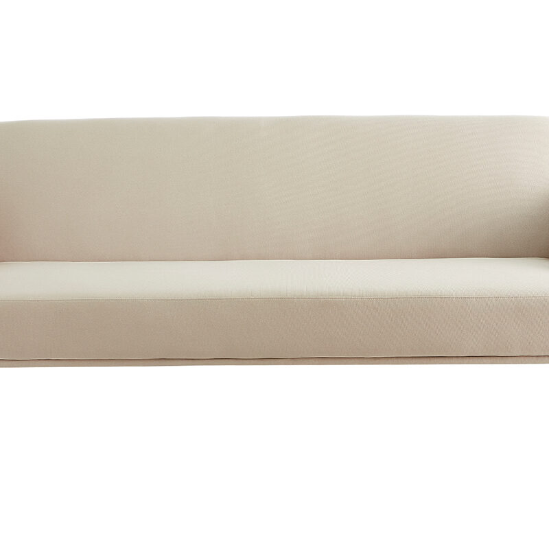 Canapé Convertible Scandinave 3 Places Jagger Miliboo - Beige ou Vert Lagon