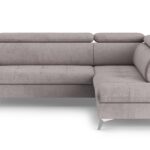Canapé ANNA d’angle convertible 4 places gris Conforama