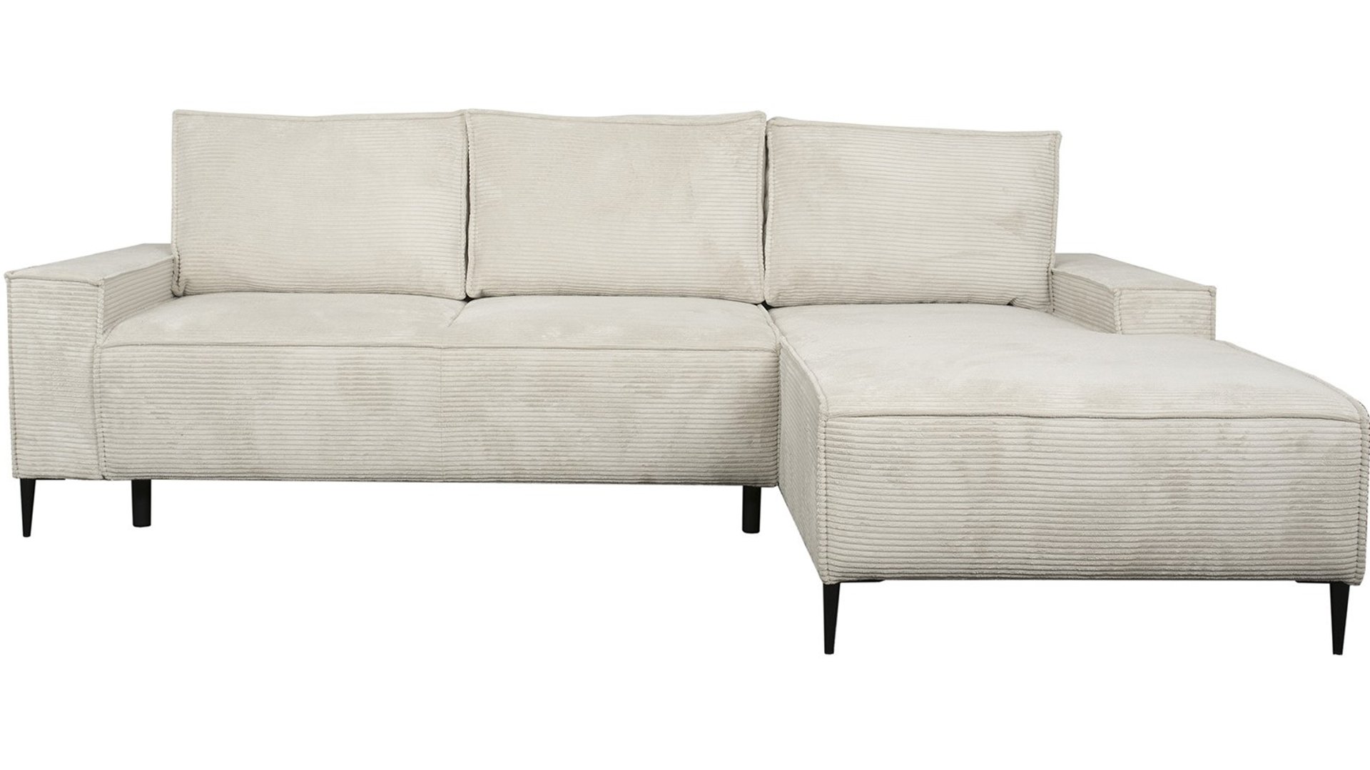 Canapé ARTHUR d’angle convertible beige 4 places Conforama