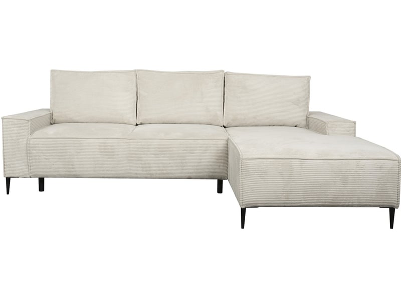 Canapé ARTHUR d’angle convertible beige 4 places Conforama