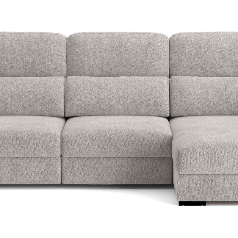Canapé AUSTIN d’angle convertible beige chez Conforama