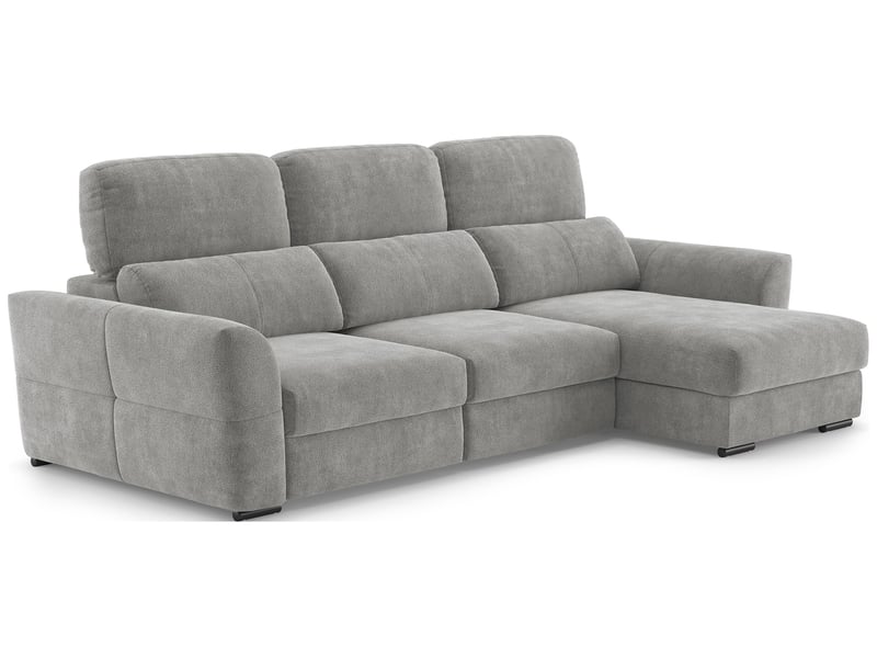 Canapé AUSTIN d’angle convertible beige chez Conforama
