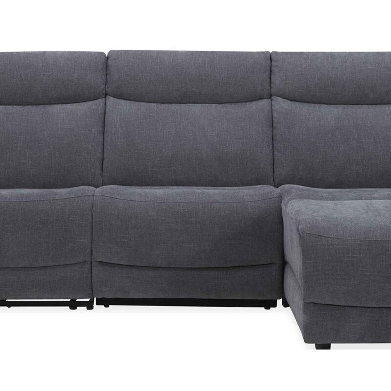 Canapé Besta d’Angle Relax Électrique Gris Conforama