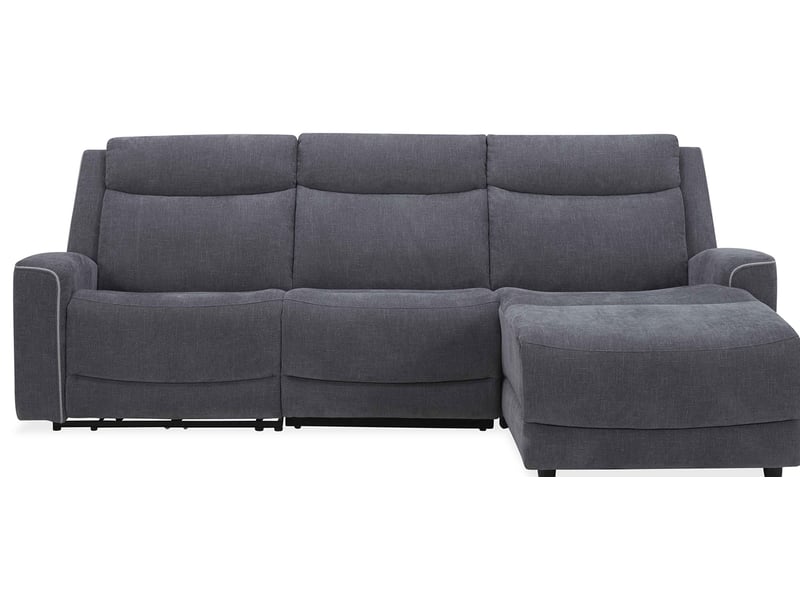 Canapé Besta d’Angle Relax Électrique Gris Conforama