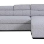 Canapé BUDAPEST d’angle convertible 4 places gris Conforama