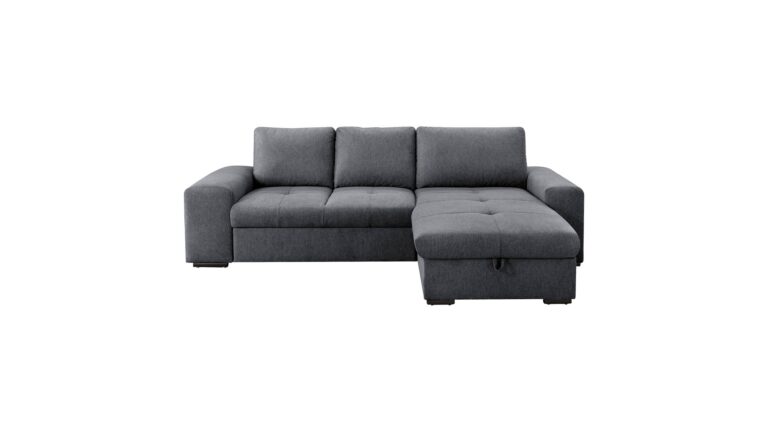 Canapé d’Angle Cavallo Gris Convertible 3 Places Conforama