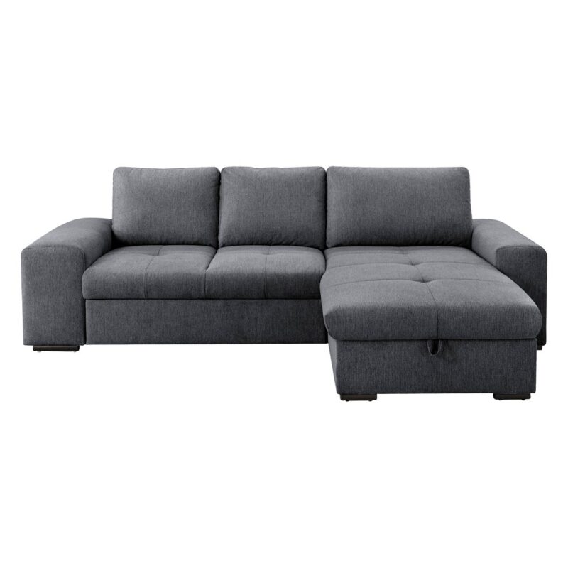 Canapé d’Angle Cavallo Gris Convertible 3 Places Conforama