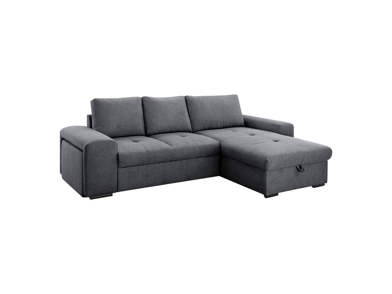 Canapé d’Angle Cavallo Gris Convertible 3 Places Conforama