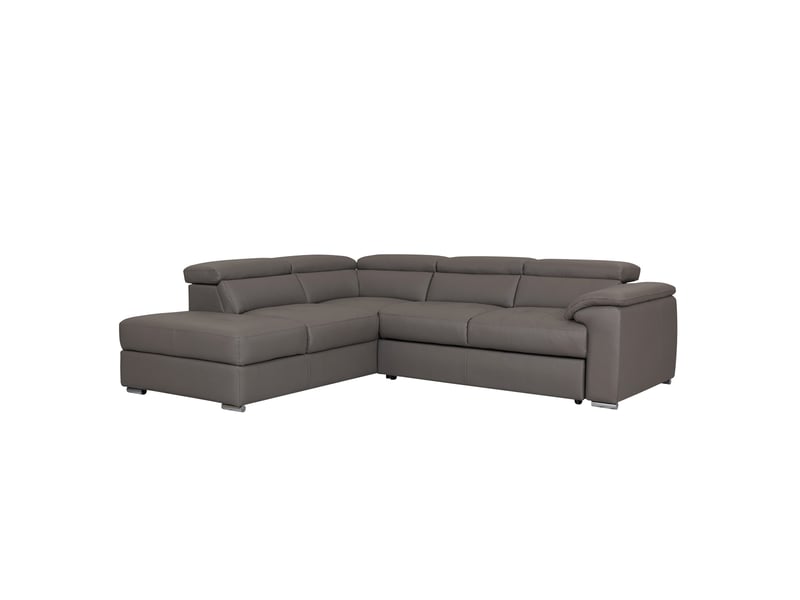 Canapé d’Angle Cyrano Taupe Convertible 4 Places Conforama