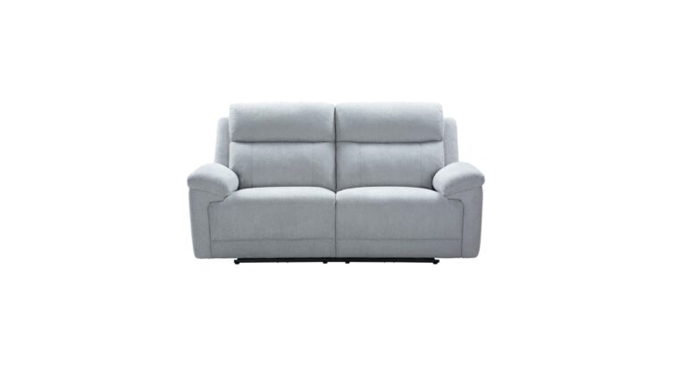 Canapé DARIO Conforama relax électrique droit gris 3 places