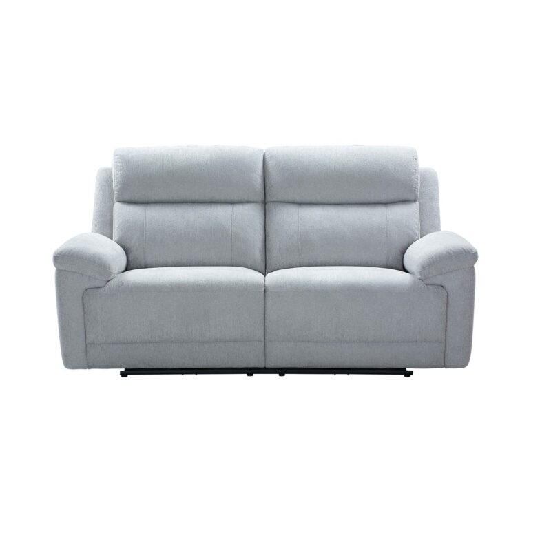 Canapé DARIO Conforama relax électrique droit gris 3 places