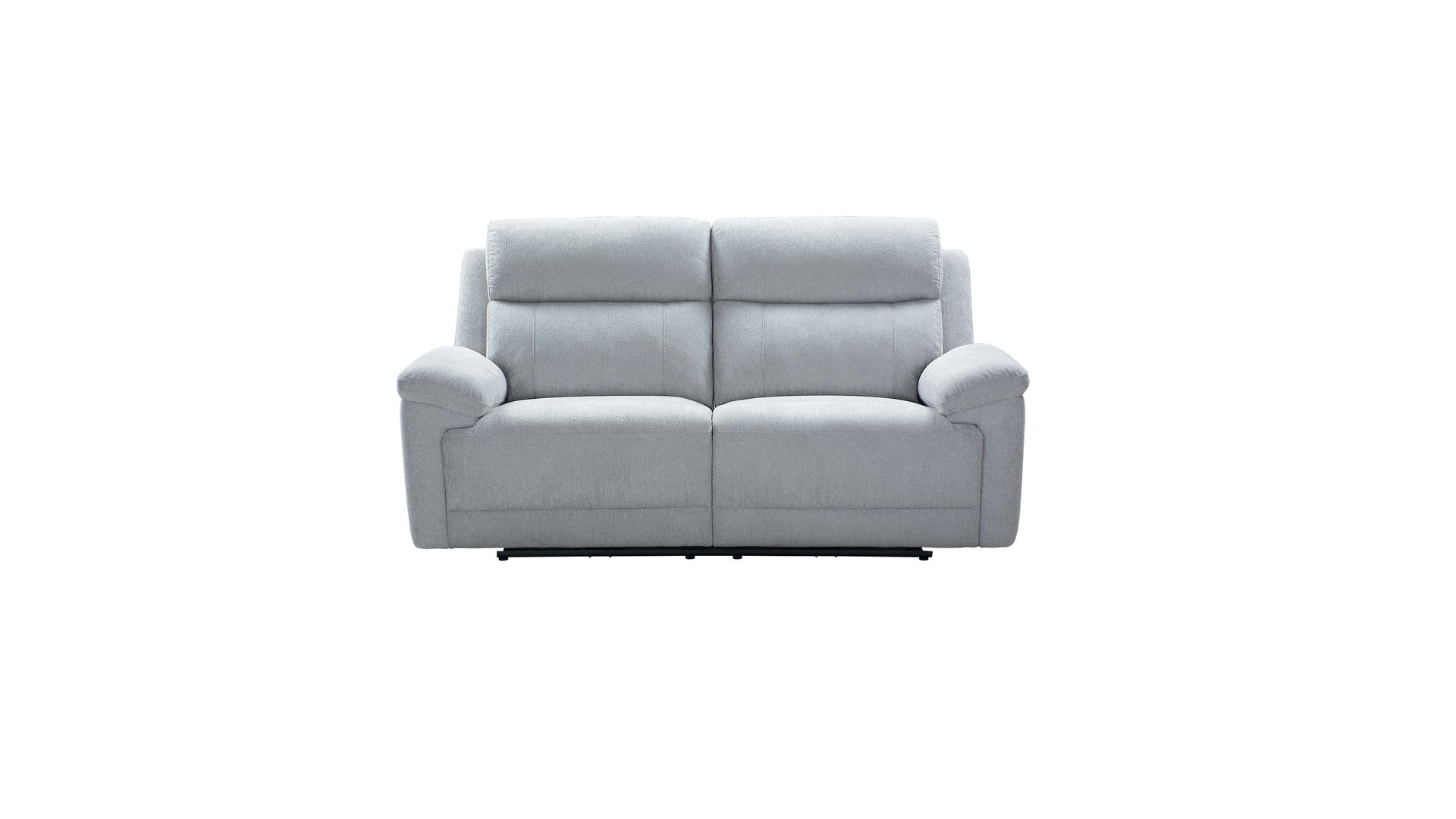 Canapé DARIO Conforama relax électrique droit gris 3 places