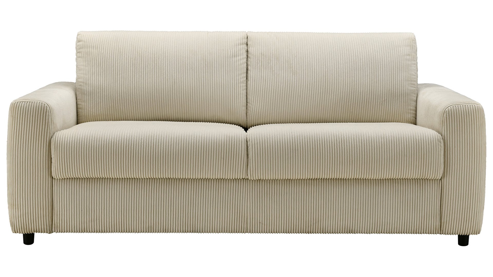 Canapé DARWIN droit convertible beige chez Conforama