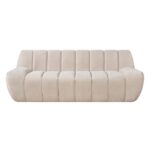 Canapé DIVA droit fixe 3 places beige Conforama, coin détente