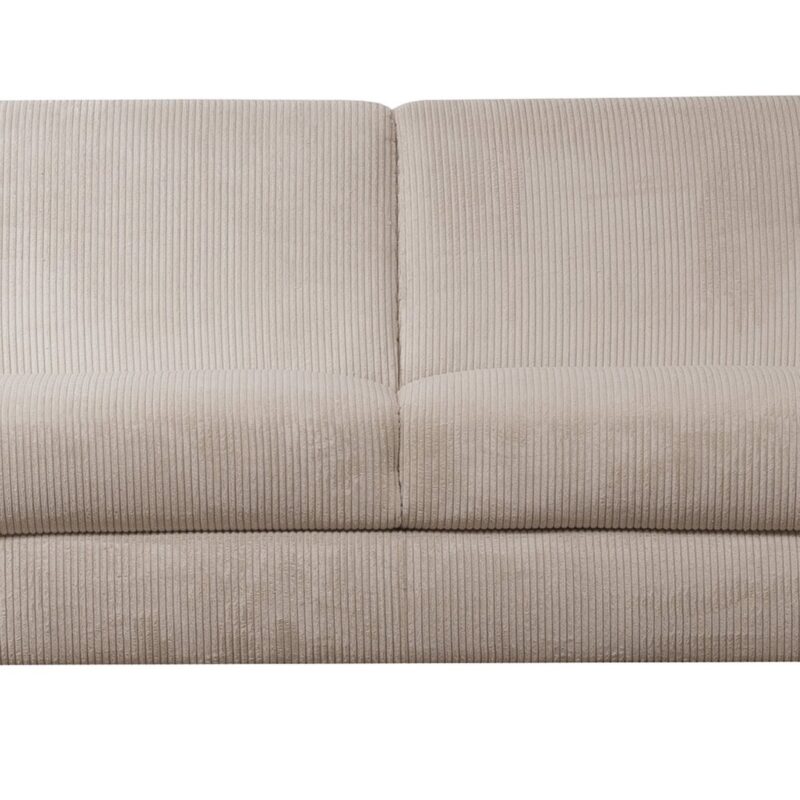 Canapé ELIO convertible beige 3 places Conforama