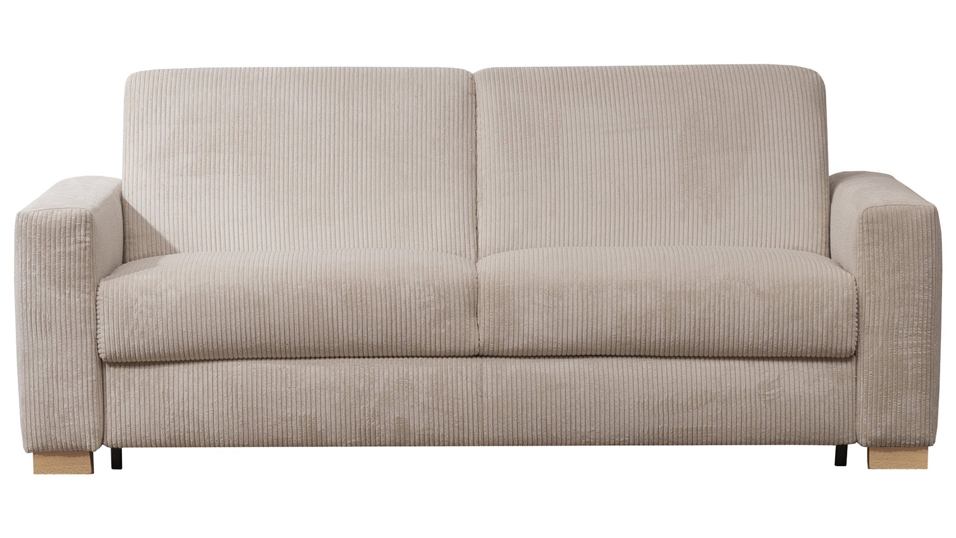Canapé ELIO convertible beige 3 places Conforama