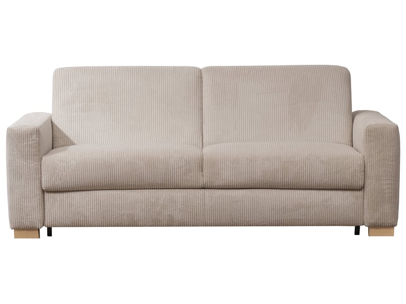 Canapé ELIO convertible beige 3 places Conforama